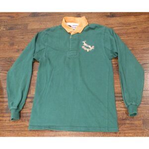 Vintage Maxmore Springboks South Africa Rugby Green Jersey Men's Size 44/112